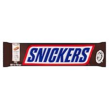 Snickers Mléčná čokoláda plněná nugátem, karamelem a arašídy 50g