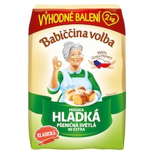Babiččina Volba Mouka hladká pšeničná světlá 00 extra 2kg