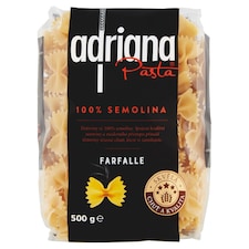 Adriana Pasta Farfalle těstoviny semolinové sušené 500g