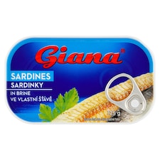 Giana Sardinky ve vlastní šťávě 125g