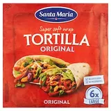 Santa Maria Original pšeničná tortilla Large 6 ks 371g