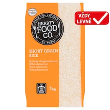 Hearty Food Co. Rýže kulatozrnná 1kg