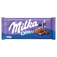 Milka čokoláda Oreo mléčná čokoláda a sušenky 100g