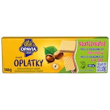 Opavia Oplatky Zlaté lískooříšková náplň 146g