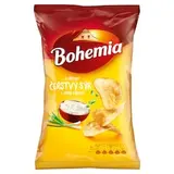 Bohemia Chips s příchutí čerstvý sýr a jarní cibulka 130g