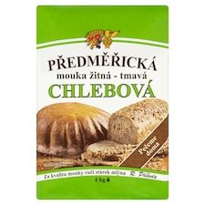 Mlýny J. Voženílek Předměřická mouka žitná tmavá chlebová 1kg