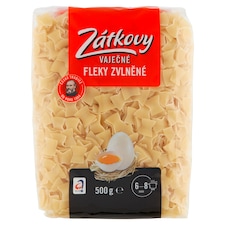 Zátkovy Vaječné Fleky zvlněné 500g