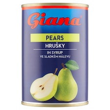 Giana Hrušky ve sladkém nálevu 410g