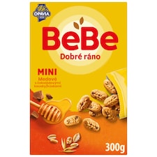 Opavia sušenky BeBe Dobré Ráno mini medové s čokoládovými kousky 300g