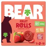 BEAR Fruit Rolls jahoda ovocné rolované plátky 5 x 20g