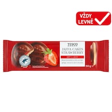 Jemné pečivo s jahodovým želé polomáčené v hořké čokoládě 150g