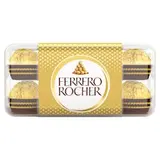 Ferrero Rocher Oplatky s polevou z mléčné čokolády a drcenými lískovými oříšky 16 ks 200g