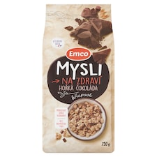 Emco Mysli na Zdraví Křupavé hořká čokoláda 750g