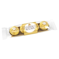 Ferrero Rocher Oplatky s polevou z mléčné čokolády a drcenými lískovými oříšky 4 ks 50g