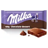 Milka Chocolate Dessert mléčná čokoláda z alpského mléka plněná našlehanou kakaovou náplní 100 g