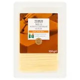 Přírodní zrající plnotučný tvrdý sýr cheddar plátky 200g
