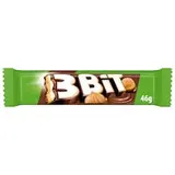 3Bit Sušenka s mléčnou čokoládou a s náplní s lískooříškovou příchutí Čok. tyčinka Samost. bal. 46 g
