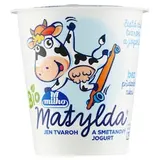 Milko Matylda Bio jen tvaroh a smetanový jogurt natur 125g