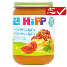HiPP Bio boloňské špagety 190g