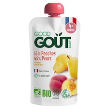 Good Gout Bio broskev s hruškou 120g