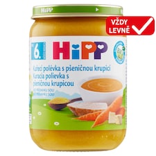 HiPP Bio kuřecí polévka s pšeničnou krupicí 190g