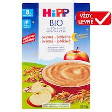 HiPP Bio mléčná kaše ovesná - jablečná na dobrou noc 250g