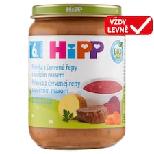 HiPP Bio polévka z červené řepy s hovězím masem 190g