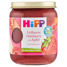 HiPP Bio jablko, jahody a maliny 160g