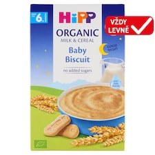 HiPP Bio mléčná kaše s dětskými keksy na dobrou noc 250g