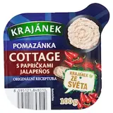 Krajánek Pomazánka cottage s papričkami jalapeños 100g