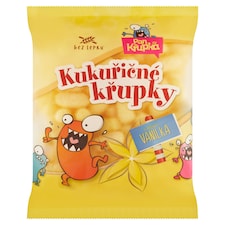 Kukuřičné křupky s příchutí vanilka 90g