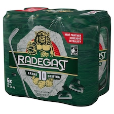 Radegast Rázná 10 pivo výčepní světlé 6 x 500ml