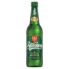 Starobrno Medium pivo ležák světlý 0,5l