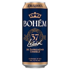 Krušovice Bohém pivo ležák světlý 0,5l