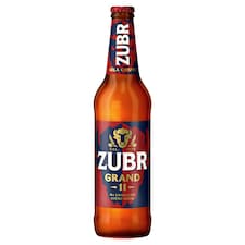Zubr Grand pivo světlý ležák 0,5l