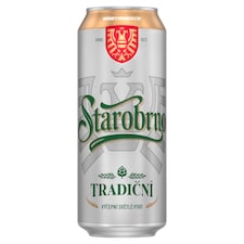 Starobrno Tradiční světlé výčepní plech 0,5l