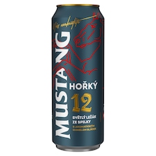 Mustang Hořký 12 pivo ležák světlý 500ml