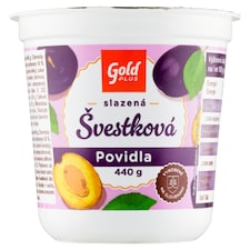 Gold Plus Slazená švestková povidla 440g