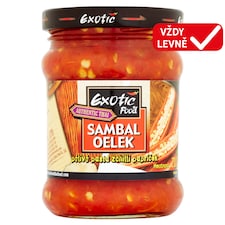 Exotic Food Authentic Thai Sambal oelek pálivá pasta z chilli papriček 210g