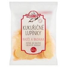 Nový Věk Kukuřičné lupínky rajče a bazalka 65g