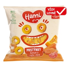 HAMI prstýnky Mrkev a rajče-dýně 20 g