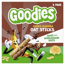 Goodies ovesné tyčinky kakao & banán 5 x 23g