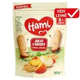 Hami Jablko a broskev dětské sušenky od ukončeného 8. měsíce 150g