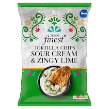 Finest Kukuřičný snack s fazolemi a koriandrem, s příchutí zakysané smetany a limetky 150g