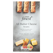 Finest Tyčinky z listového těsta s polotučným tvrdým sýrem Gouda 100g