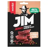 Jim Jerky Prémiové sušené maso hovězí s příchutí 3 druhy pepře 23g