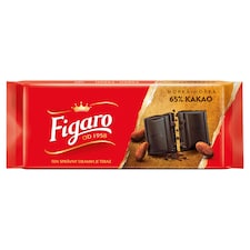 Figaro hořká 65%, čokoládová tabulka hořká 65% kakaa 80 g