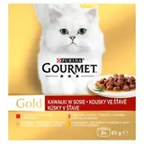 GOURMET Gold Multipack kousky ve šťávě 8 x 85g