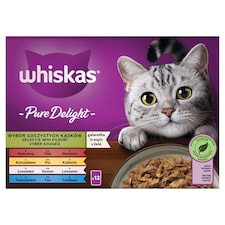 Whiskas Pure Delight výběr kousků v želé 12 x 85g (1,02kg)