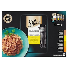Sheba Delikatesse Drůbeží výběr v želé 12 x 85g (1.02kg)